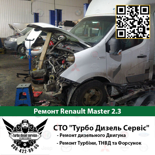 Ремонт Renault Master 2.3